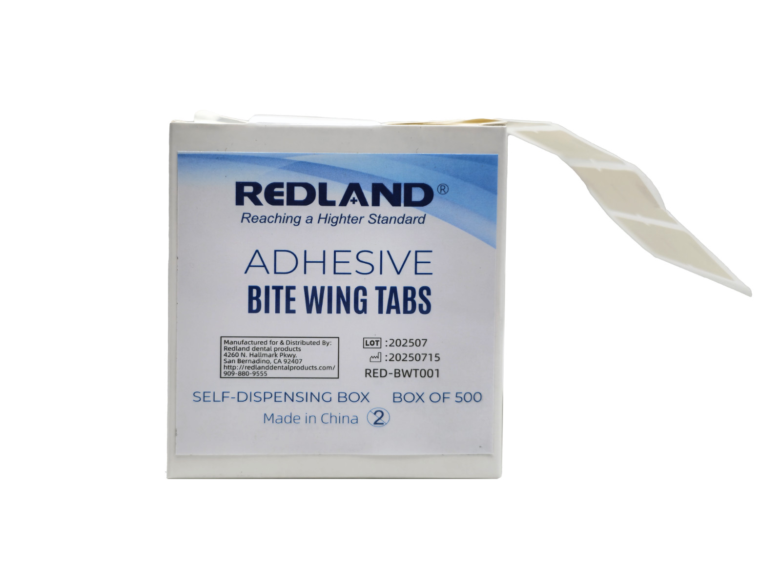 REDLAND Bite Wing Tabs (dental Imaging) 2 Box of 500