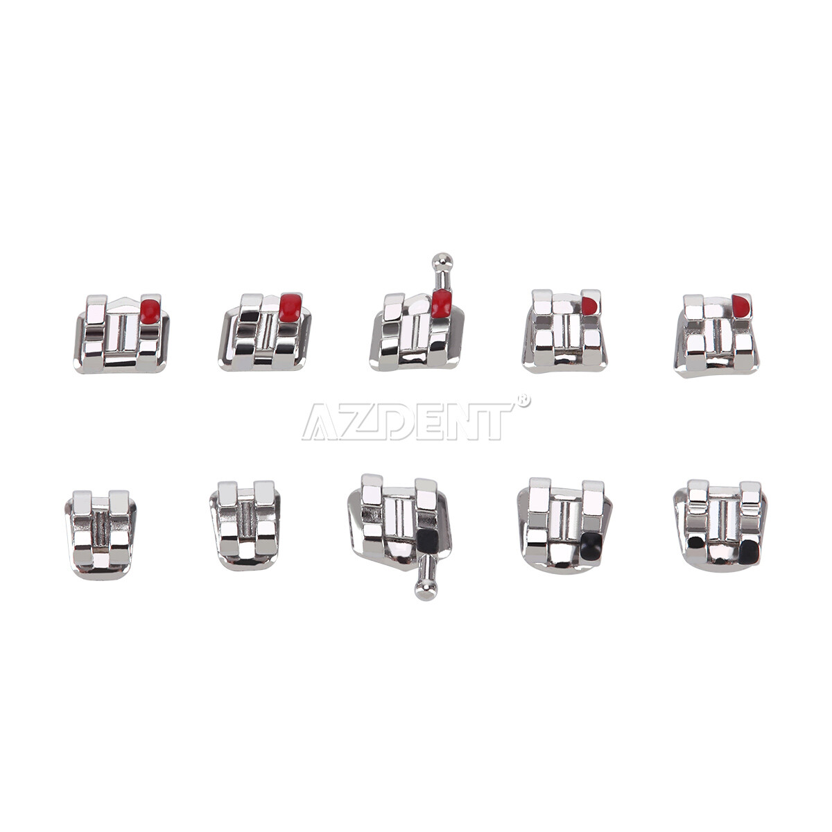 Dental Orthodontic Brackets Braces Mini /Standard Roth /Edgewise /MBT 018 022 AZ