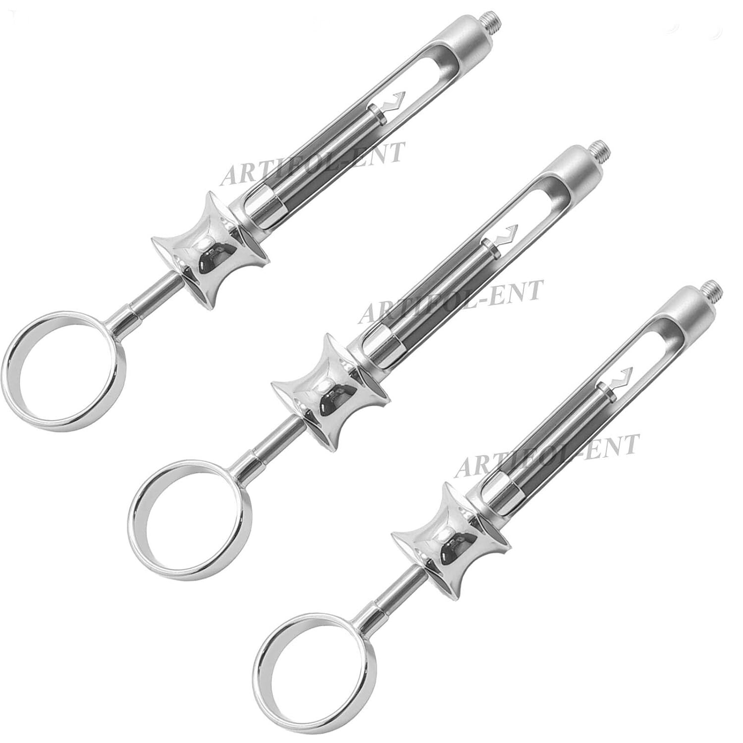 Dental Aspirating Anesthetic Syringe 1.8 ML/CC Premium Grade Material 3 Pcs