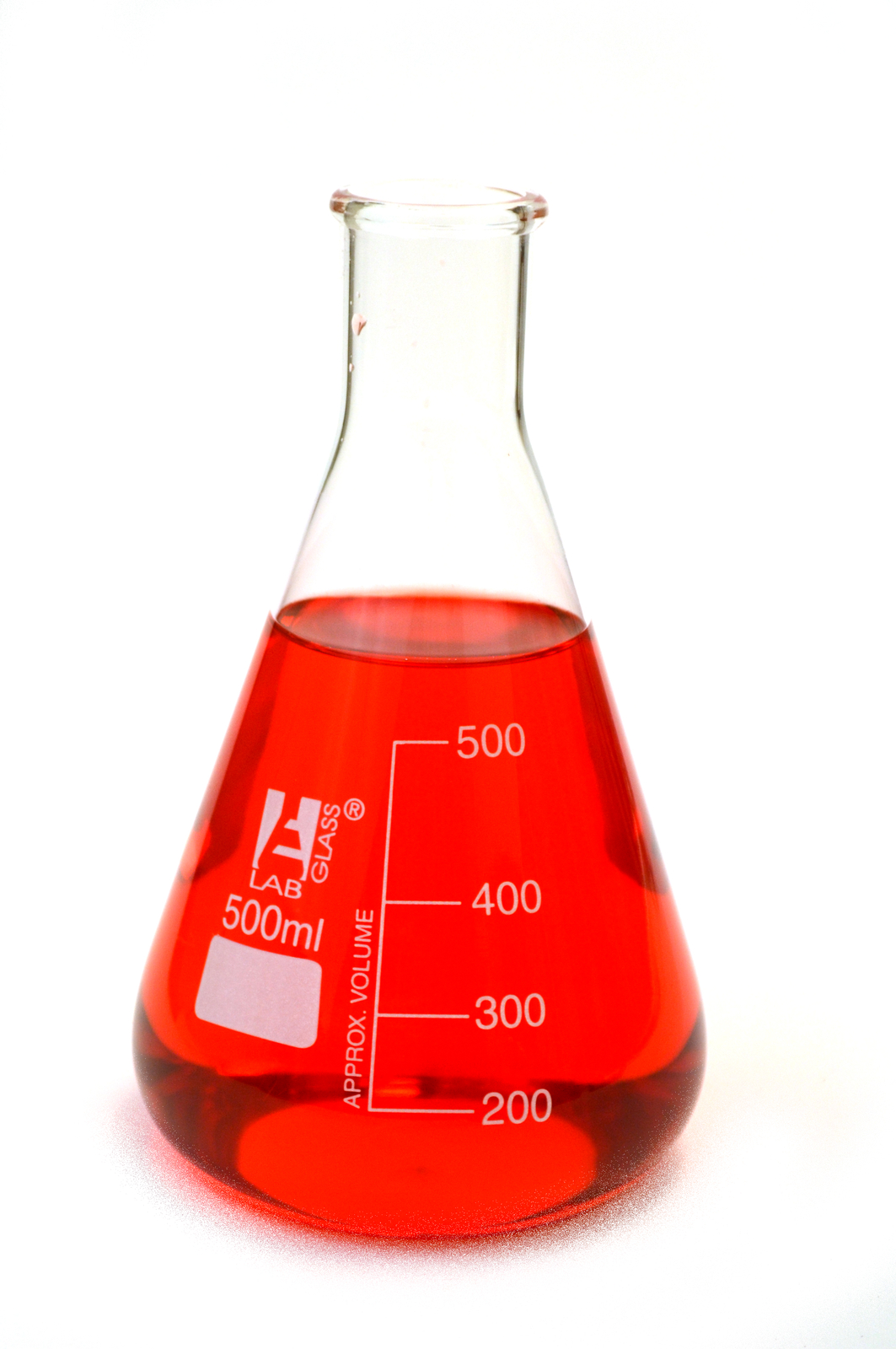 Eisco Labs 500ml Erlenmeyer Narrow Neck Flask – Borosilicate Glass