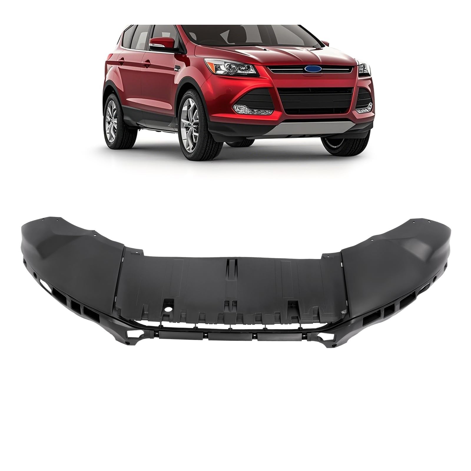 Front Bumper Lower Valance Lip 2013-2016 Ford Escape CJ5Z17D957AA Textured Black