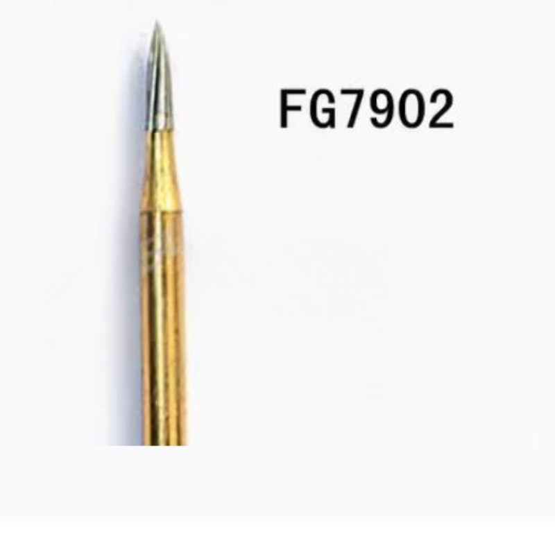 Dental FG7902 Tungsten Steel Carbide Burs Needle Shape for High Speed Handpiece
