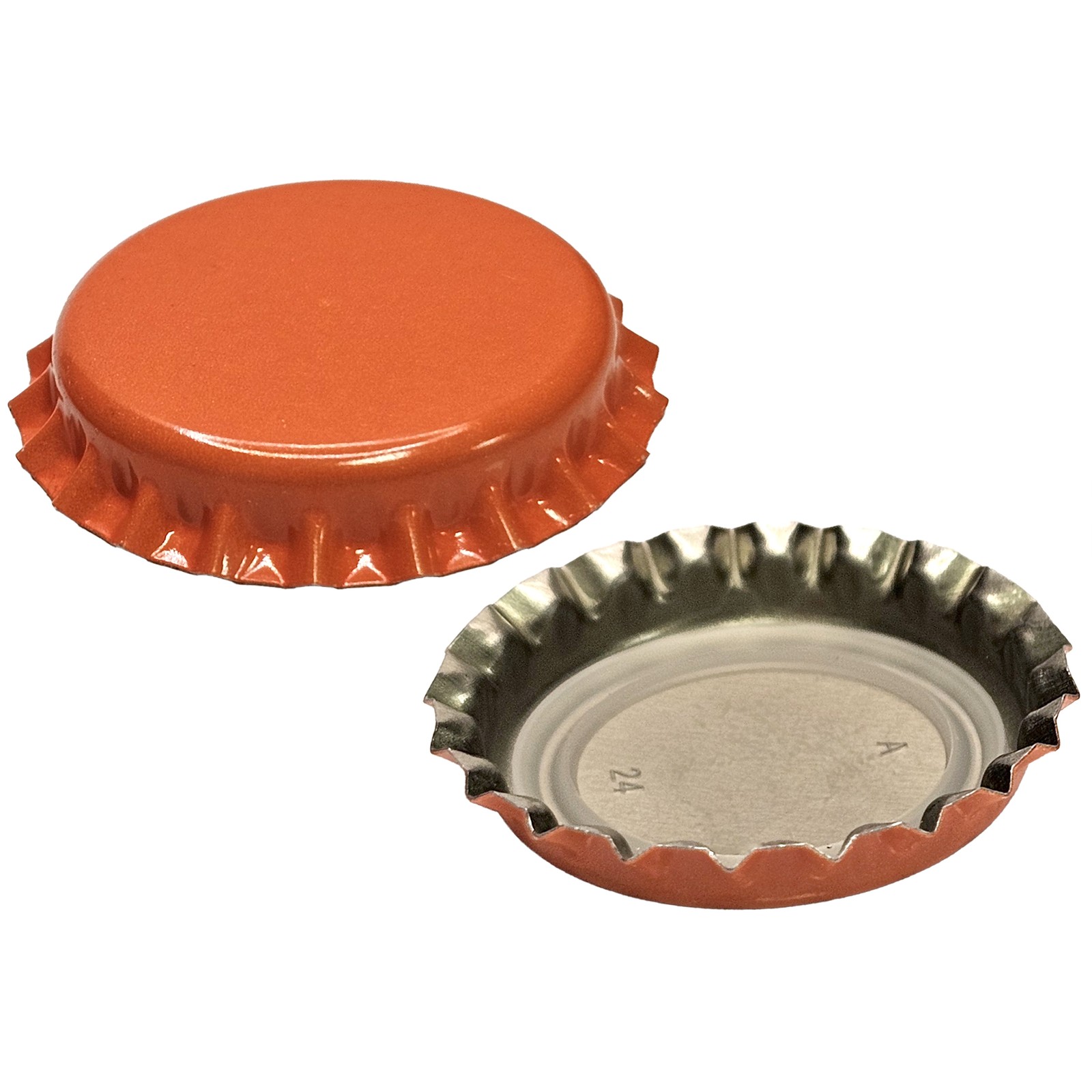 Plain Orange Caps – 144 Ct.