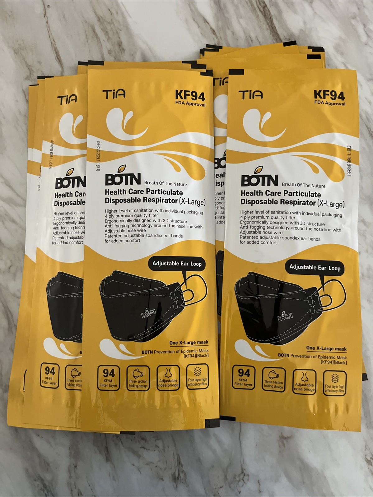 21 Particulate Disposable Respirators (X-Large) KF94