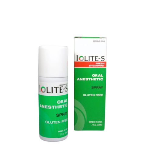 IOLITE 20% Benzocaine Topical Anesthetic Spray spearmint 60ml