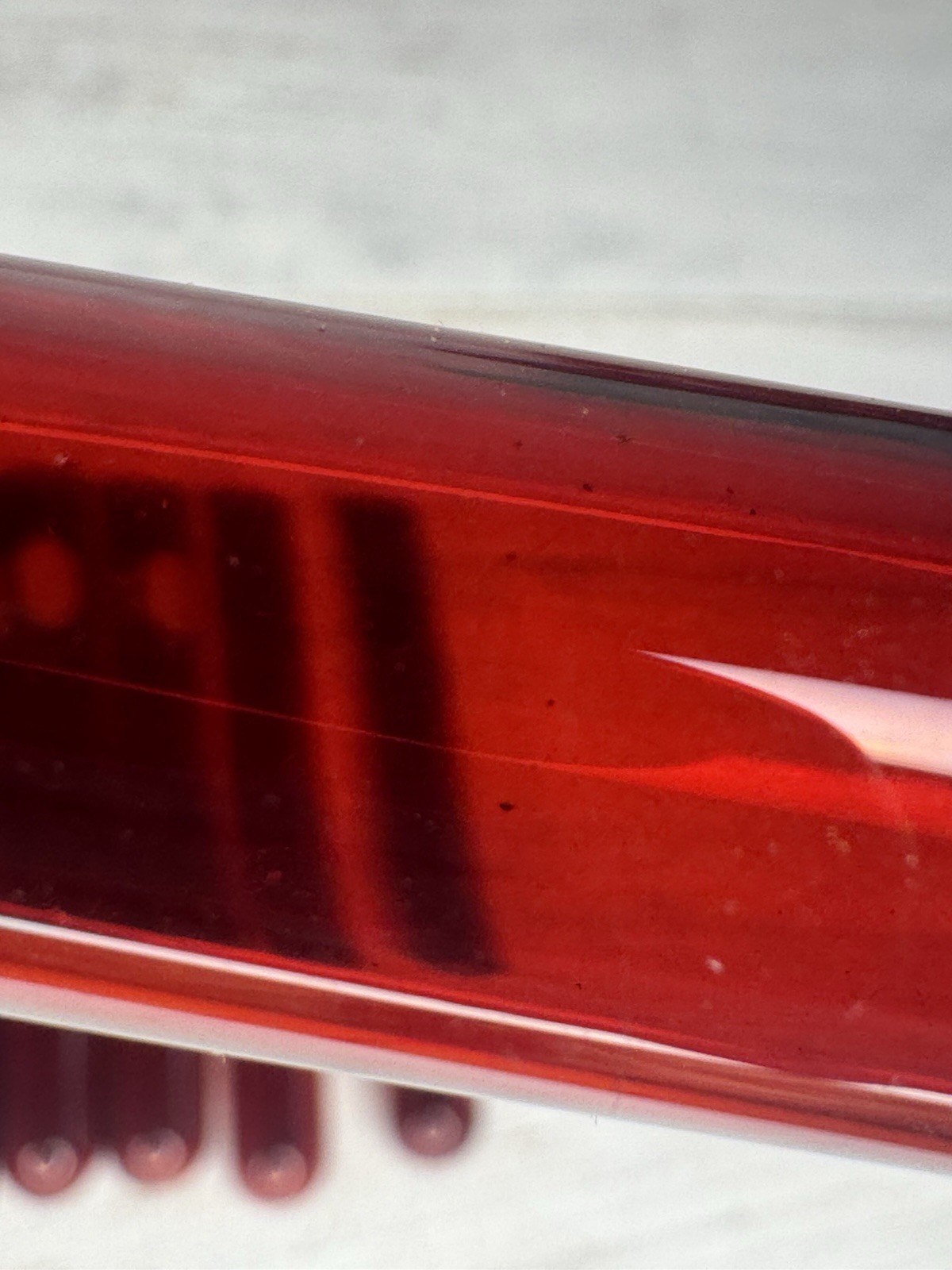 Vintage Test Tubes, KIMAX Borosilicate (Pyrex) glass Ruby Red Colored Glass 8