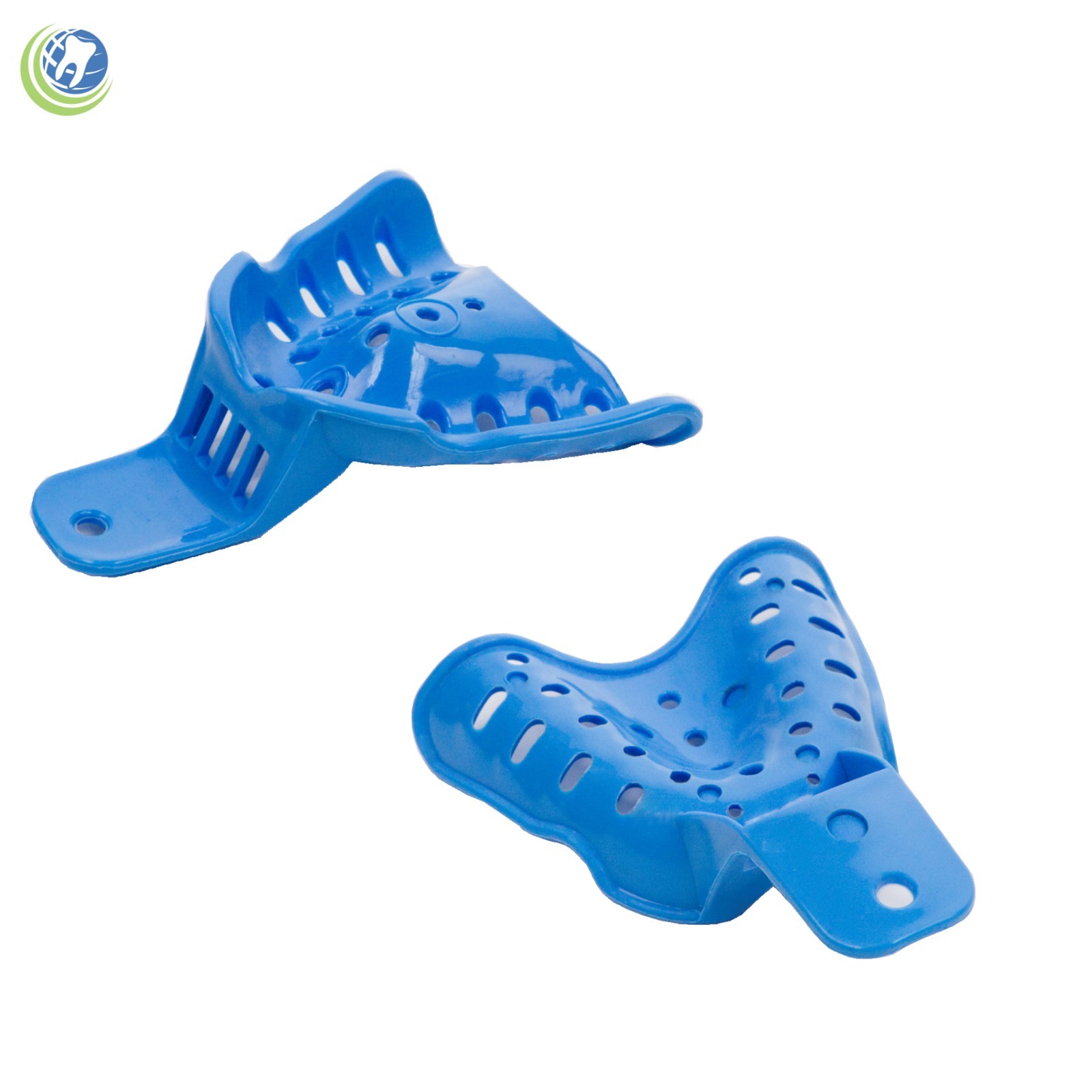 Dental Plastic Edentulous Disposable Impression Trays Autoclavable Upper Medium