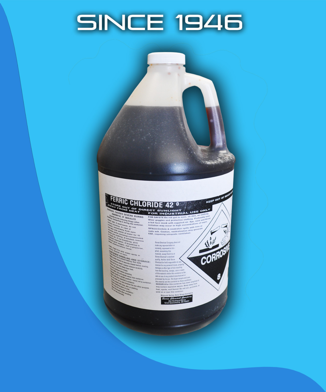 Ferric Chloride 38-42% Solution 2 Gallons