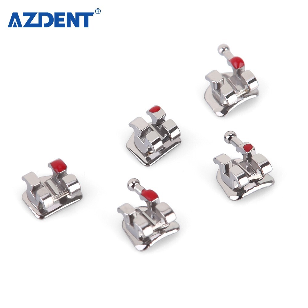 30 Packs Dental Orthodontics Brackets Braces MINI Roth Slot.022 345 Hooks AZDENT