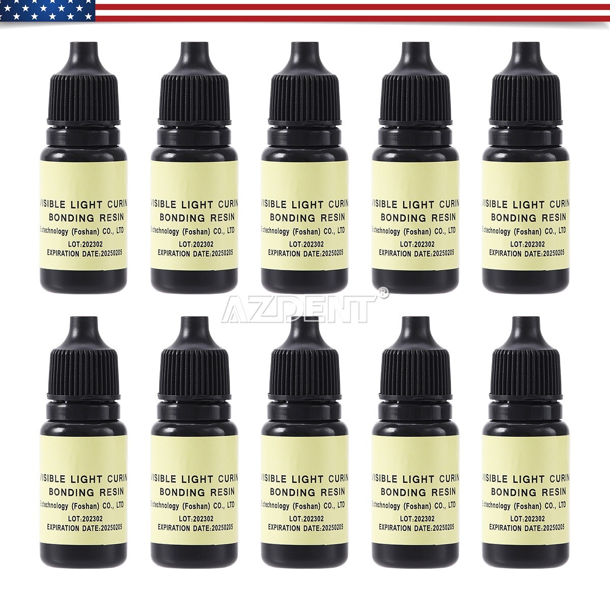 Dental Visible Light Cure Dentin Enamel Resin Bonding Adhesive 5ml