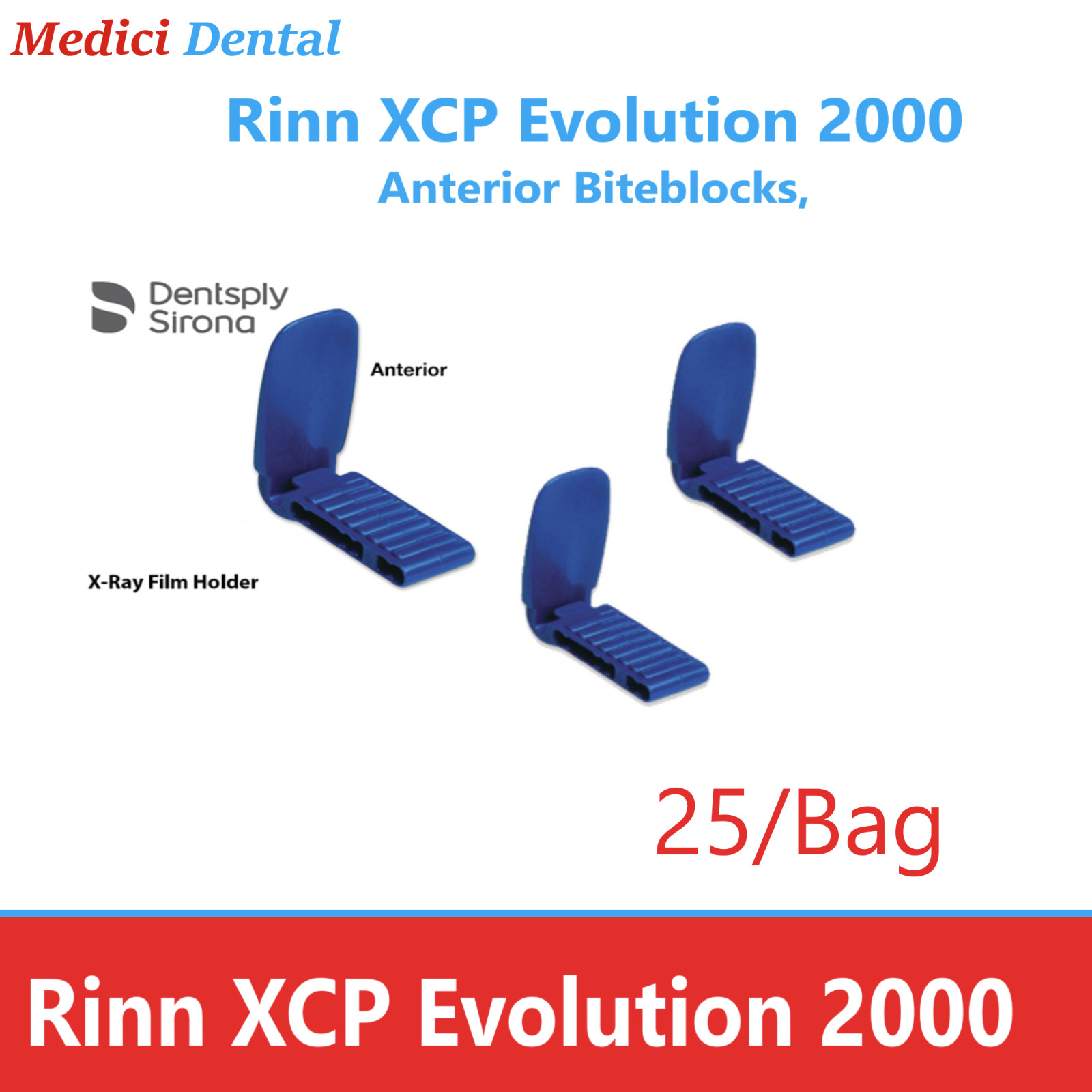 Dental Rinn XCP Evolution 2000 Extension Cone Paralleling System Film & Phosphor