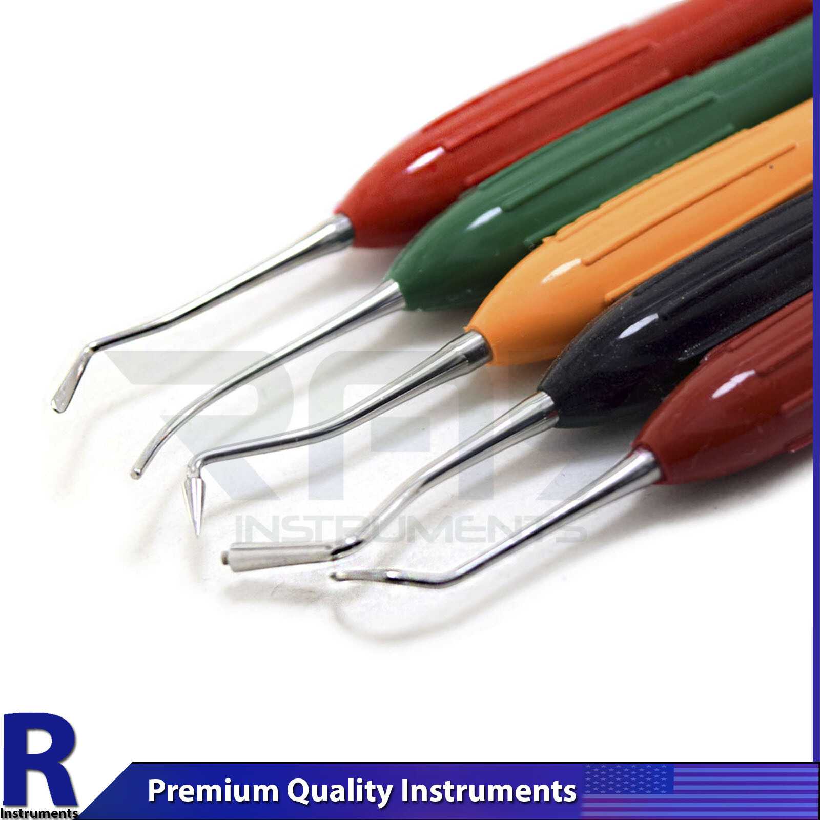 Dental Ergo Max Set Of 5 Composite Filling Restorative Dentistry Instruments