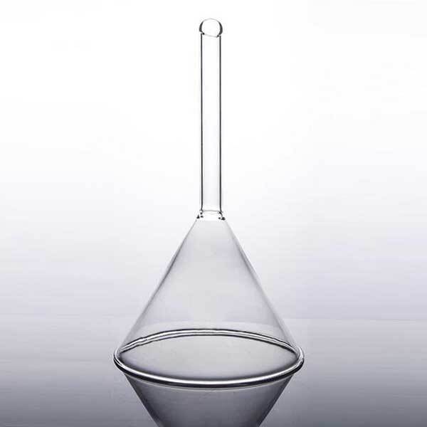 40mm – 150mm Transparent Glass Funnel w/ Short Stem Laboratory Glassware