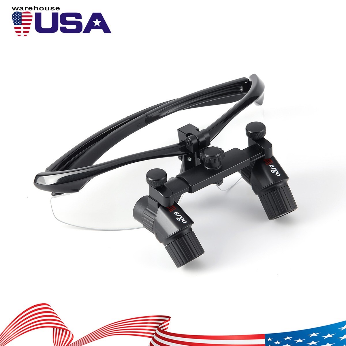 6.0x/4.0X Dental Medical Ergo Loupes Magnifier Binocular Magnifying Glass