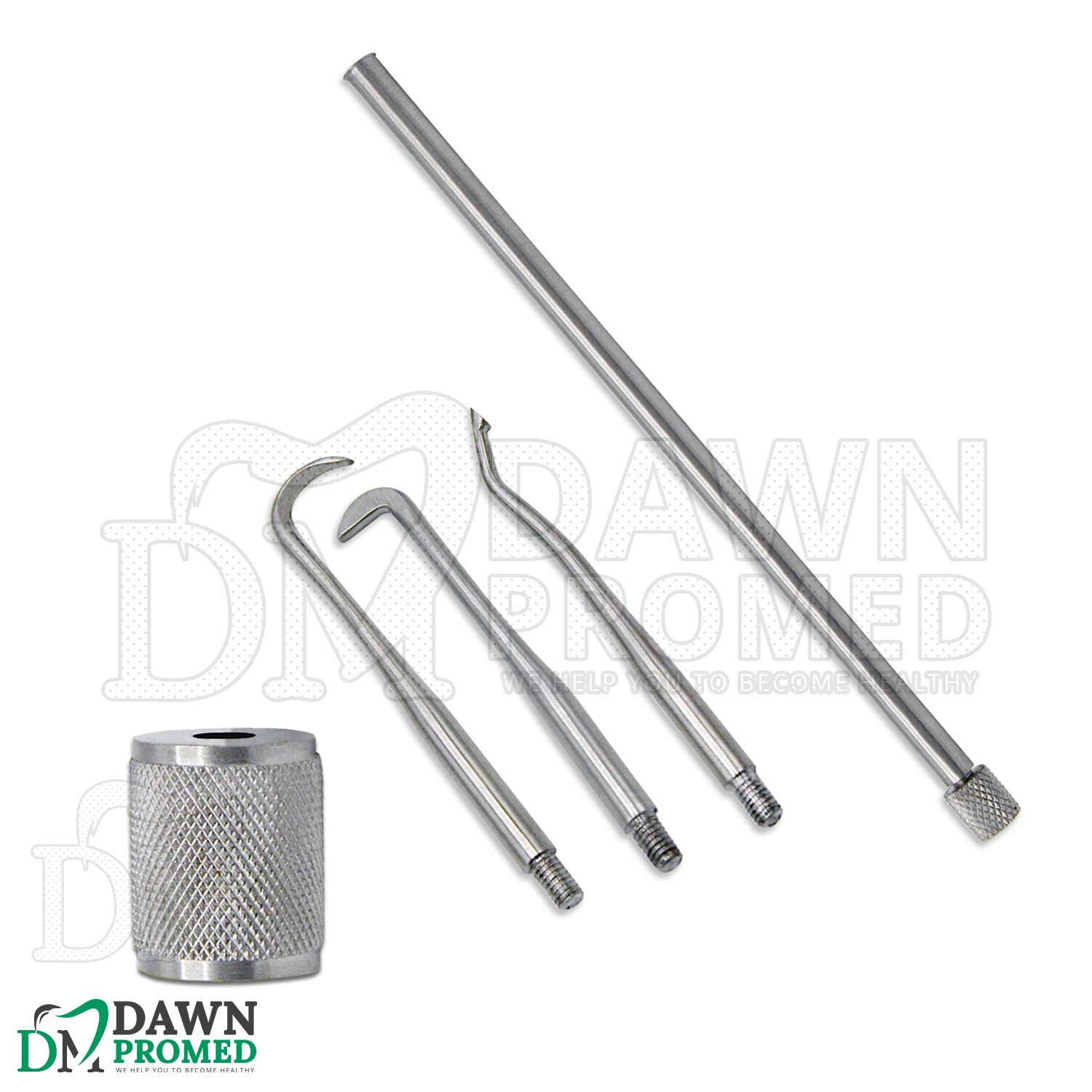 Morrel Crown Remover Set with 3 Tips Orthodontic Dental Surgical Instruments