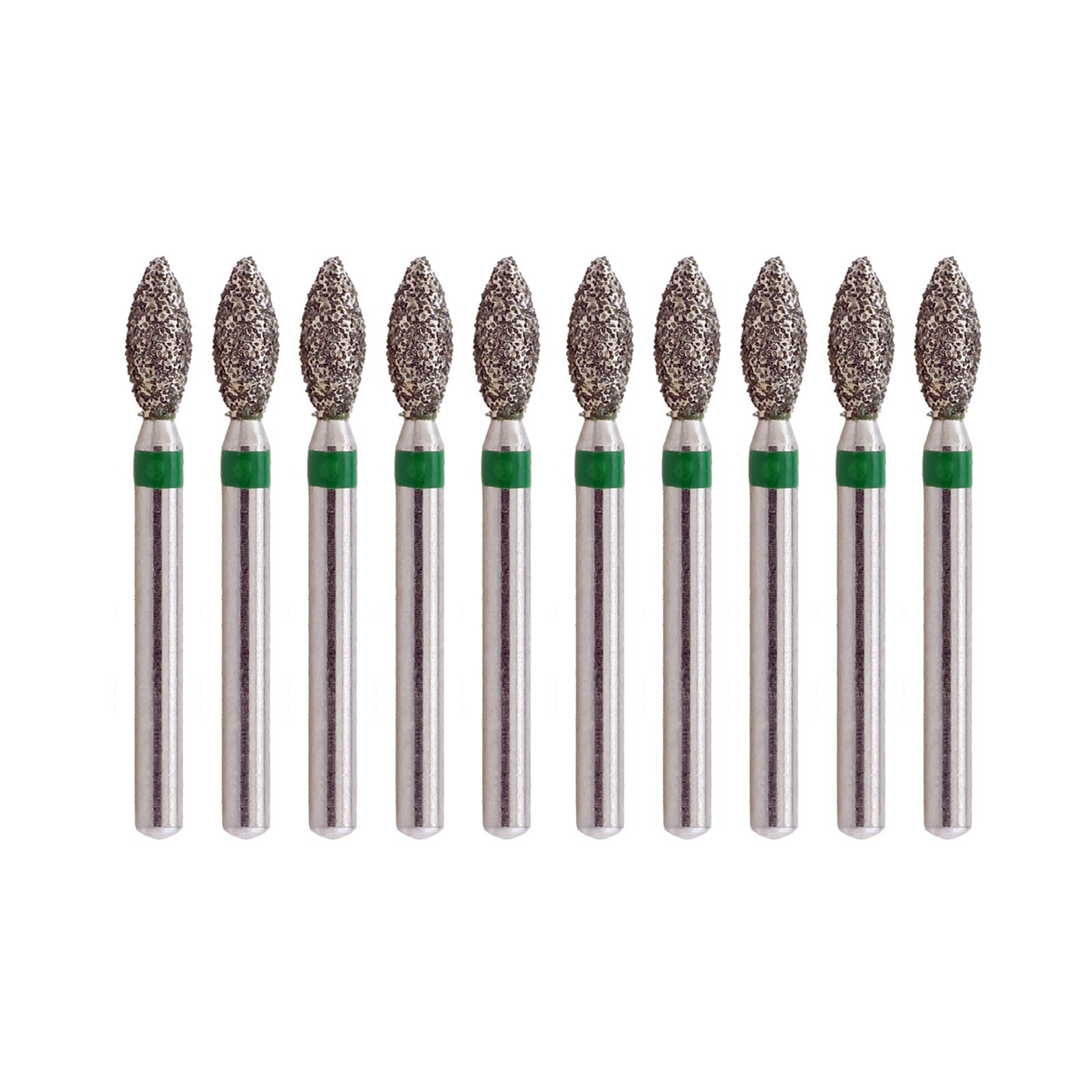 Dental Diamond Burs Football Dia FG 368/023C Pointed Coarse Grit High Speed Burr