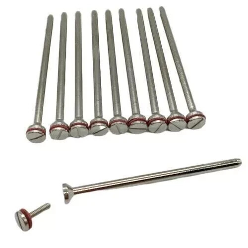 10Pcs Dental Lab Polishing Shank Mandrel Burs 2.35mm Rotary Tool Stainless Steel