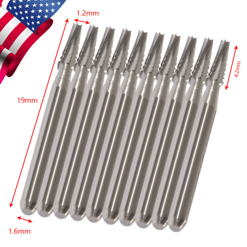 10Pc/Pack Dental Tungsten Carbide Drill FG Bur For High Speed Handpiece FG701 ns