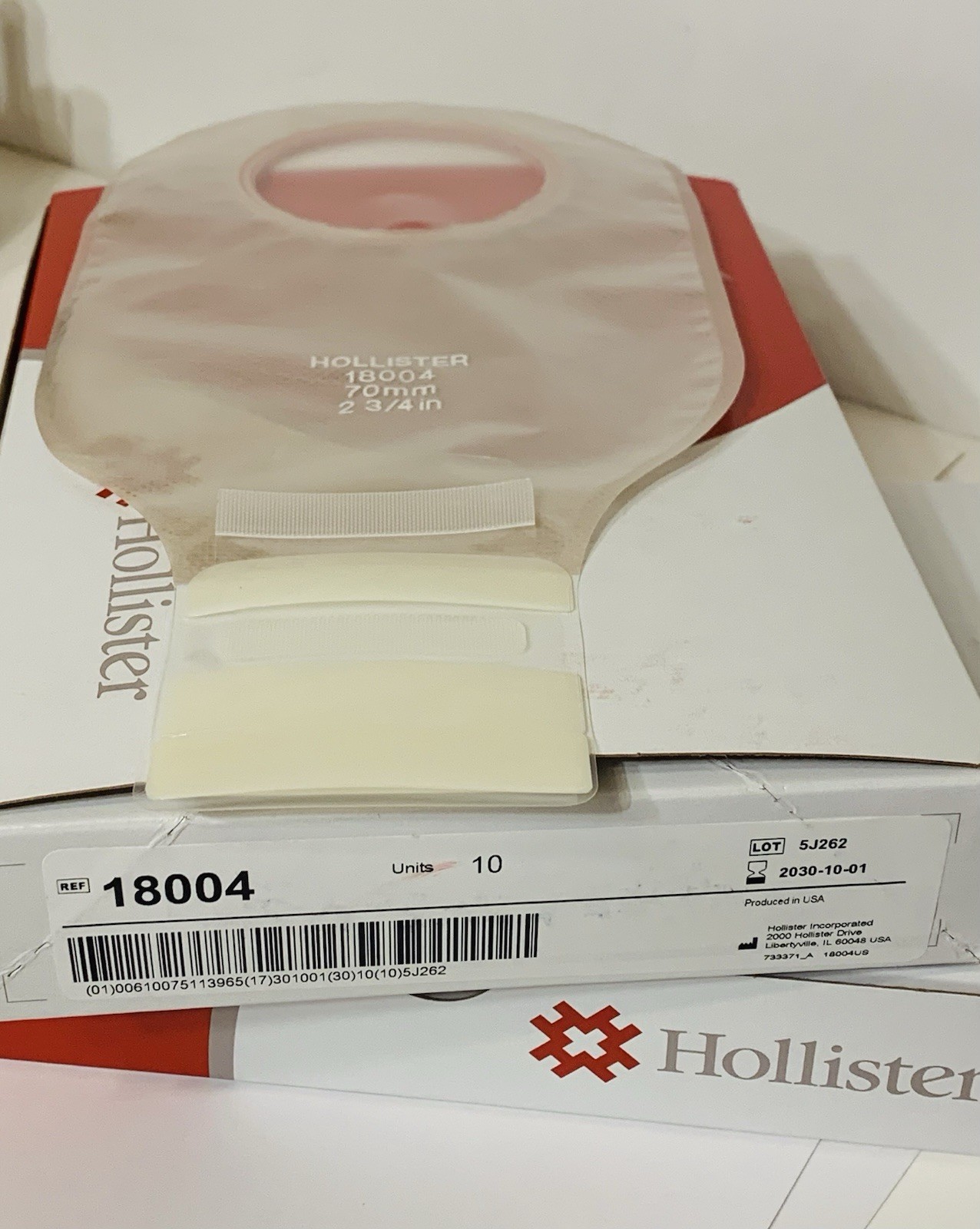 2 BOXES Hollister 18004 New Image 2-Piece colostomy 2BX/10EA Exp2030/10 FRESH