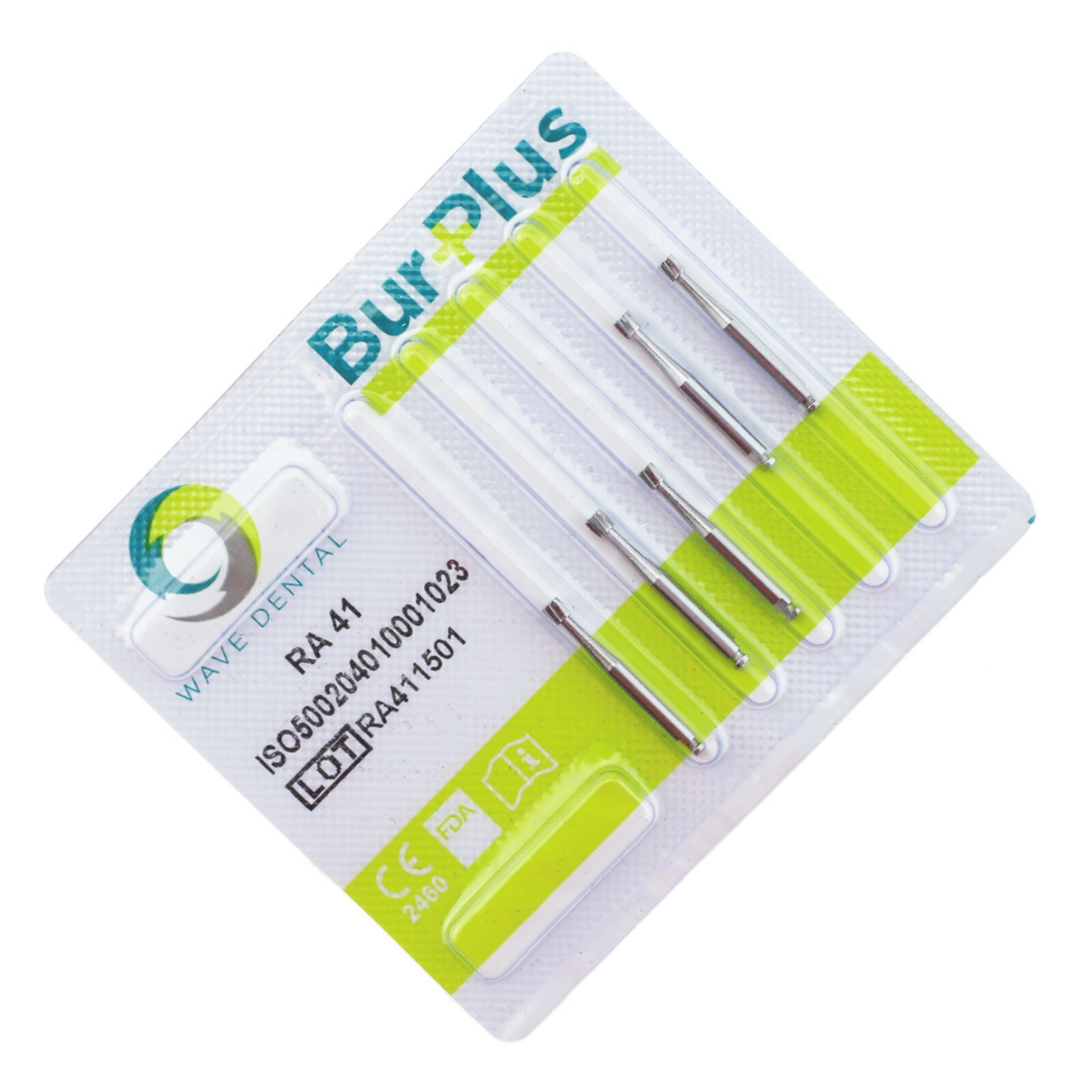 US WAVE Dental Carbide Burs Latch RA 41 Inverted Cone Head For Slow Speed Prima