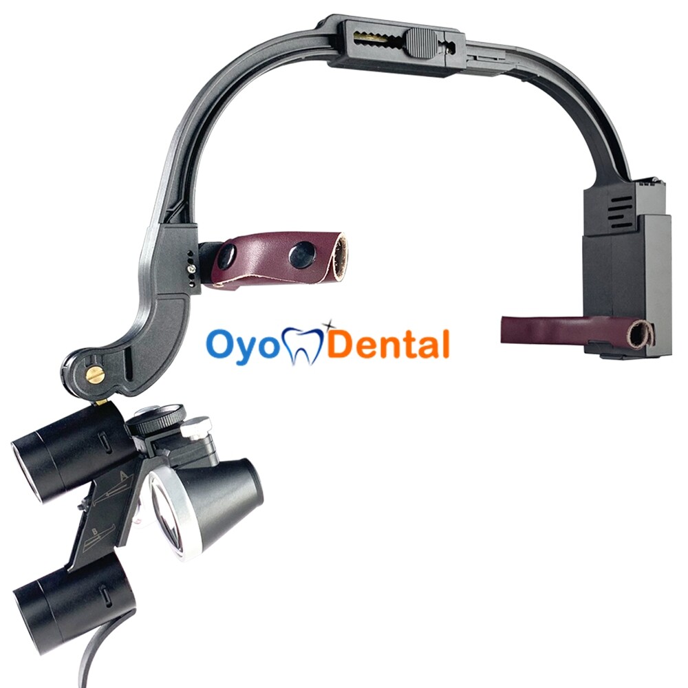 2.5X 3.5X Dental LED Head Light Lamp For Magnification Binocular Loupes 5W Light