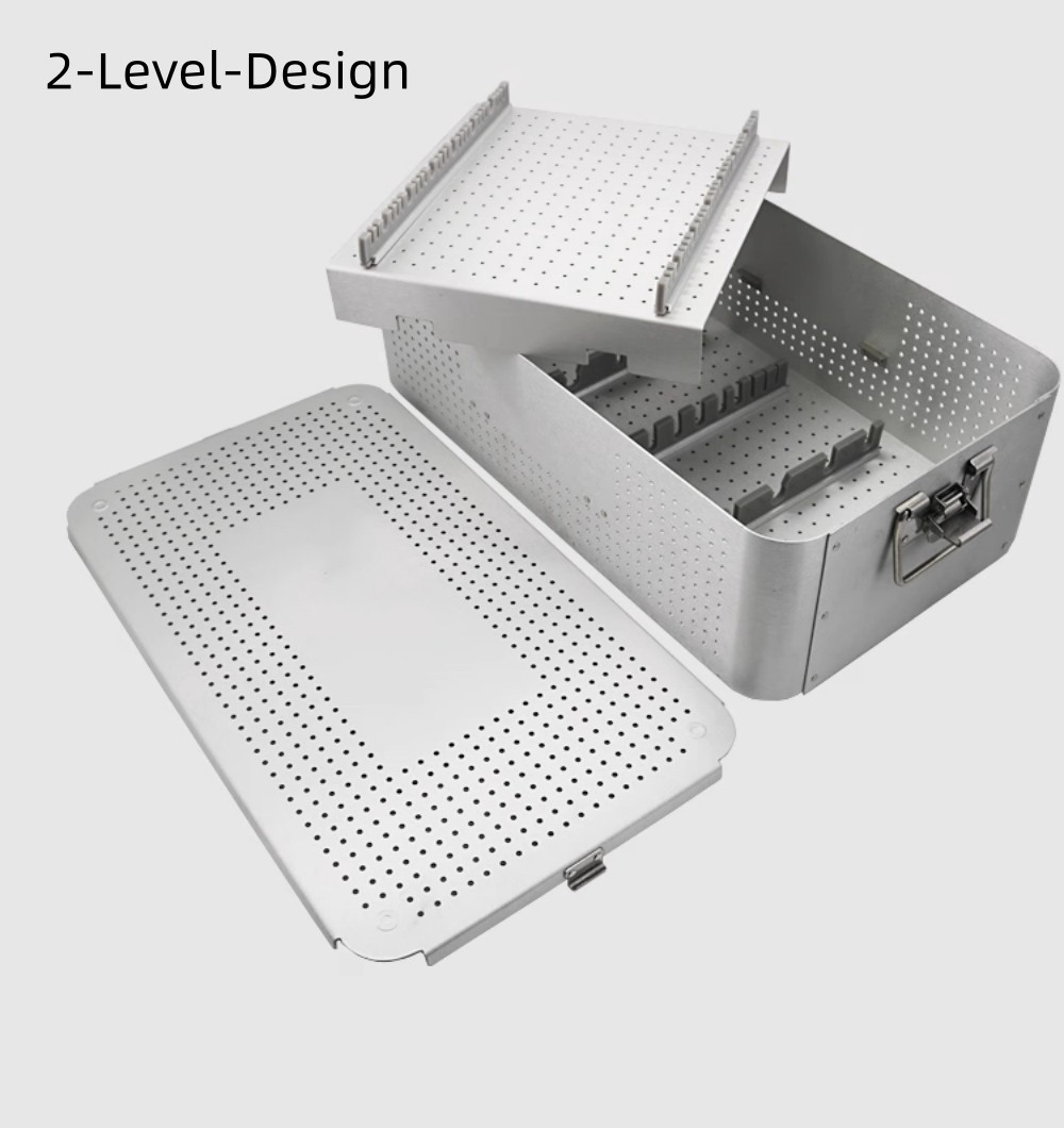 Medical Endoscope Instruments Disinfection Sterilization Case Box Basket Cage