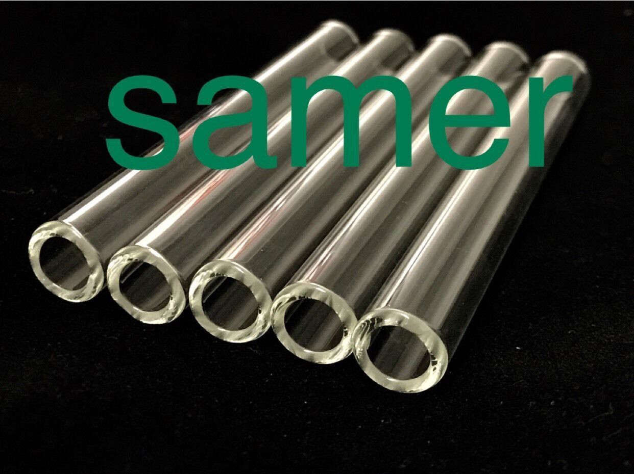 (10 Pack) 4″ Inch Clear Pyrex Glass Blowing Tube 12mm OD 8mm ID 2mm Thick Wall