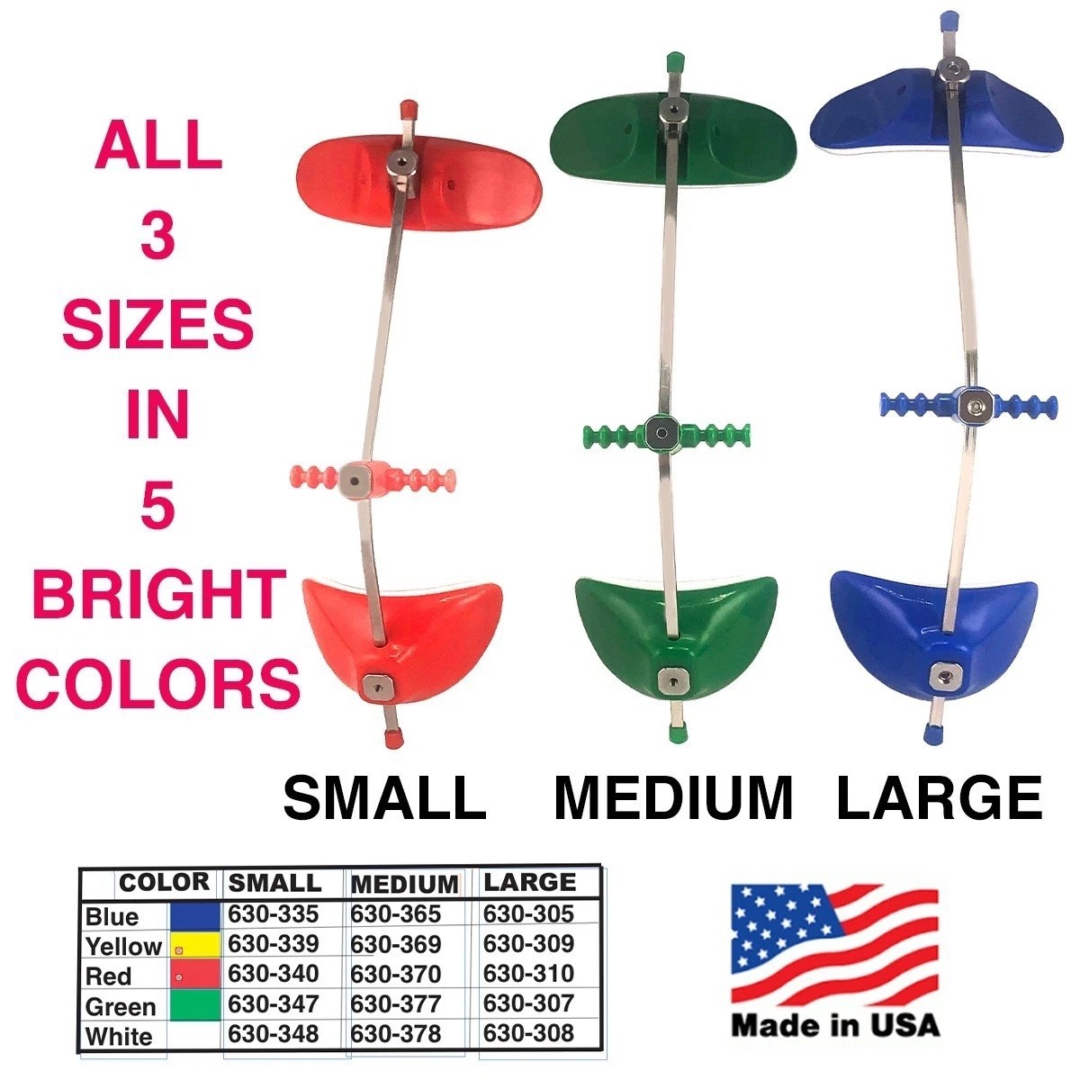 Dental Ortho SMALL MEDIUM or LARGE Adjustable Reverse Pull Underbite Correction