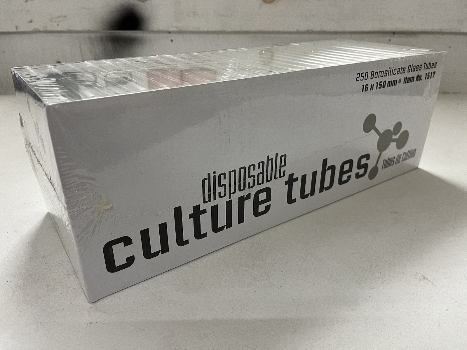 Globe Scientific Disposable Culture Tubes 16 x 150 mm 1517 250pc