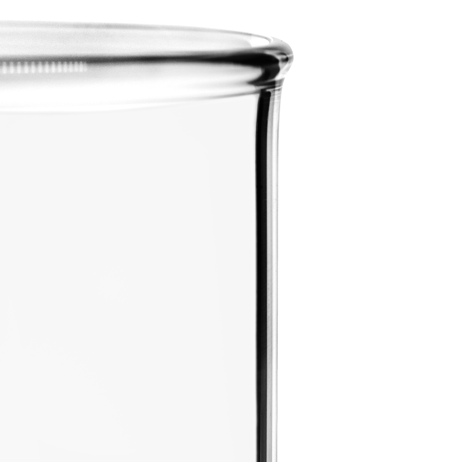 Eisco Labs 600ml Beaker, Borosilicate Glass, 50mL graduation Low form – 6 Pack