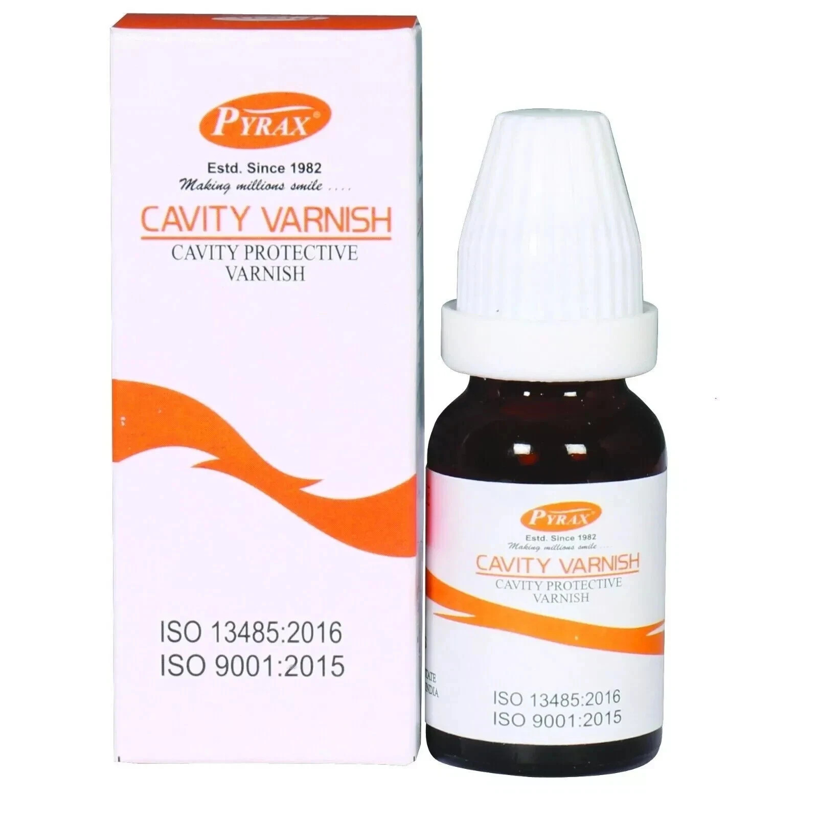Pyrax Dental Cavity Protective Varnish 15ml for Treatment of Teeth Hyperesthesia