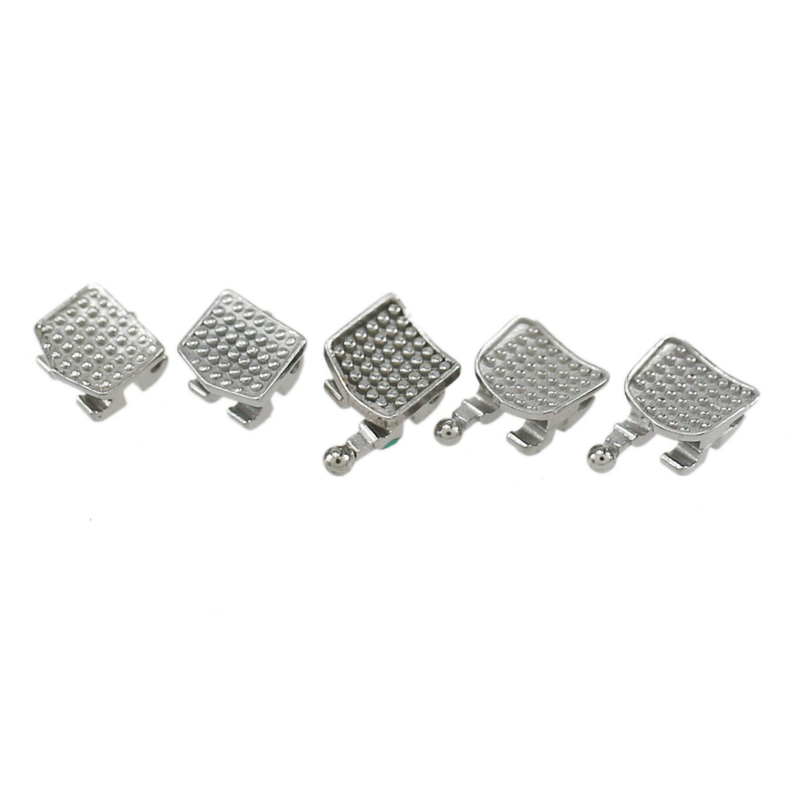 10 Sets Dental Orthodontic Brackets Braces Metal Mini MBT 022 345 Hooks MIM
