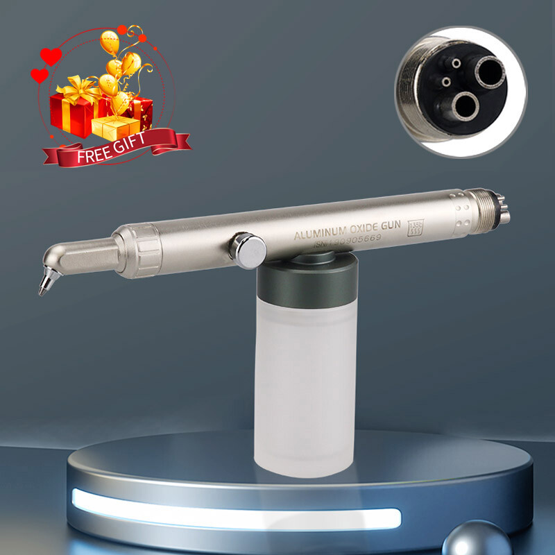 Dental Air Alumina Abrasion Polisher Sandblasting Sandblaster Gun 4Hole
