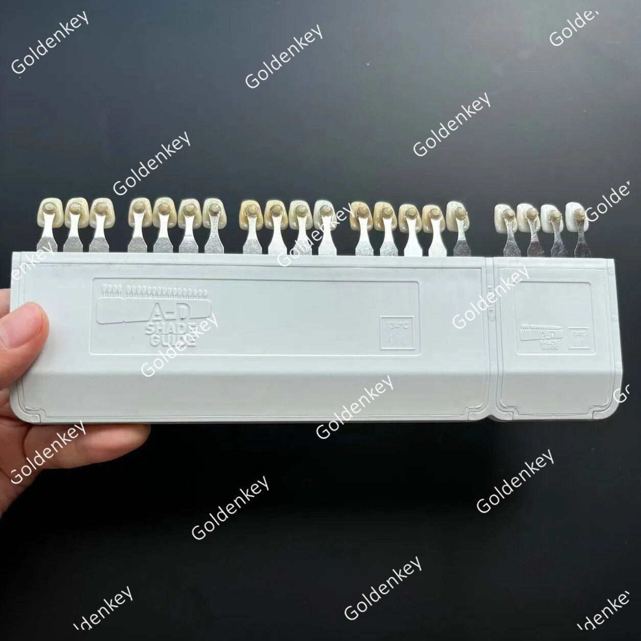 Dental A-D Shade Guide Bleach Teeth Natural Die Porcelain Custom Ivoclar Type US