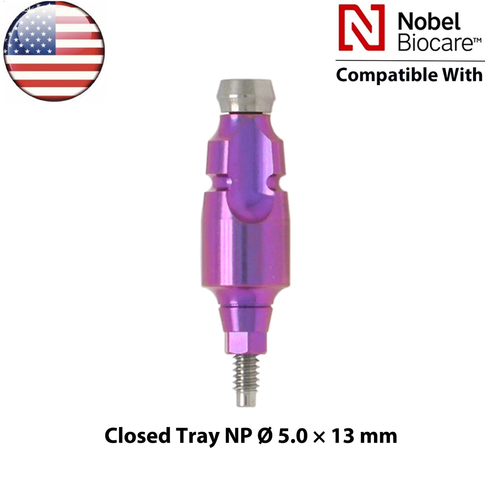 Dental fits Nobel Active NP/RP Impression Transfer Coping Open Close Tray Analog