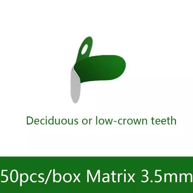Dental Non-Stick Matrix Bands PTFE Coat Sectional Contoured Metal Matrices Band