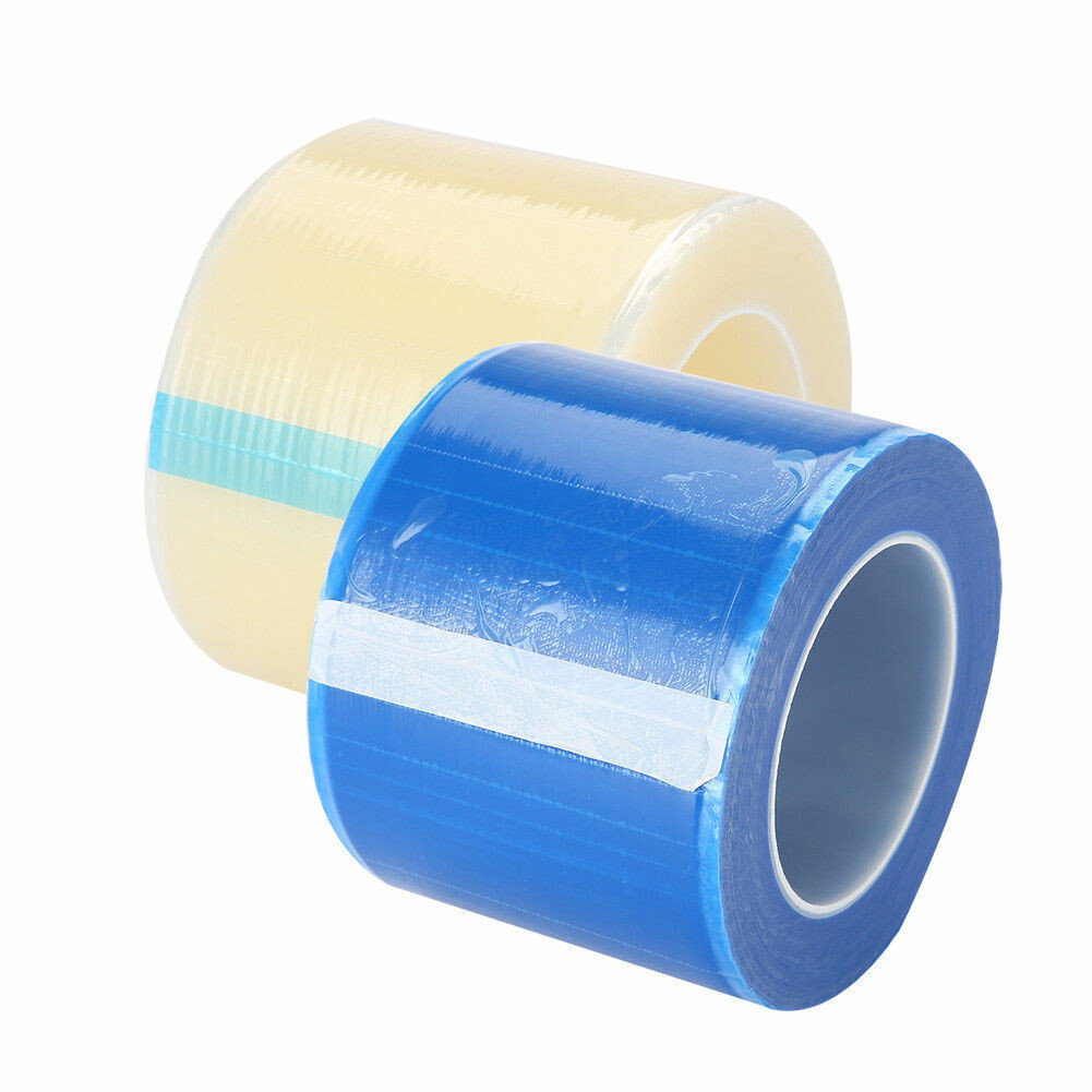 Dental Lab Barrier Plastic Sheets Blue/Clear/Pink Protecting Film Non-Stick Edge