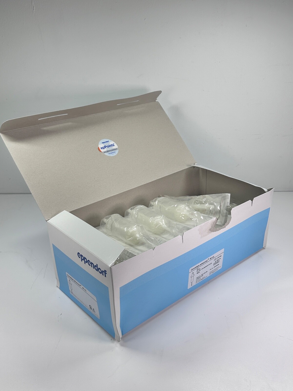 NEW SEALED Eppendorf Pipette Tips Combitips Advanced 50 ml Case of 24 Tips