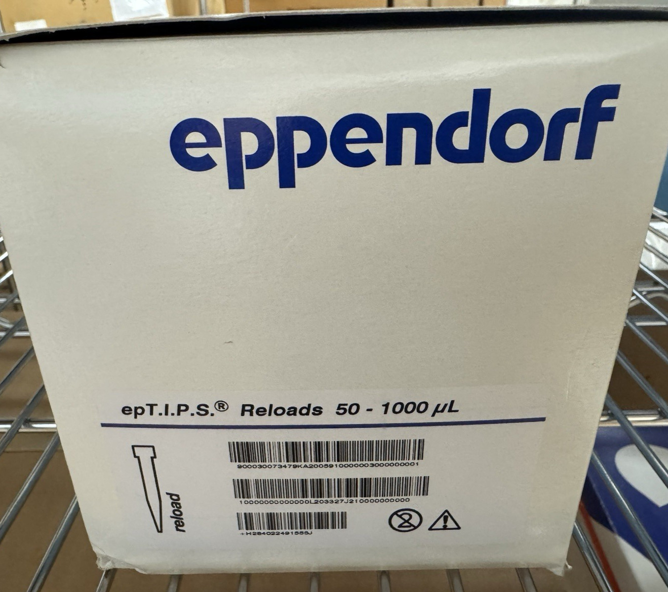 Eppendorf 003007347 epT.I.P.S Reloads 50-1000 uL 10 x 96 Eppendorf Tips in Trays