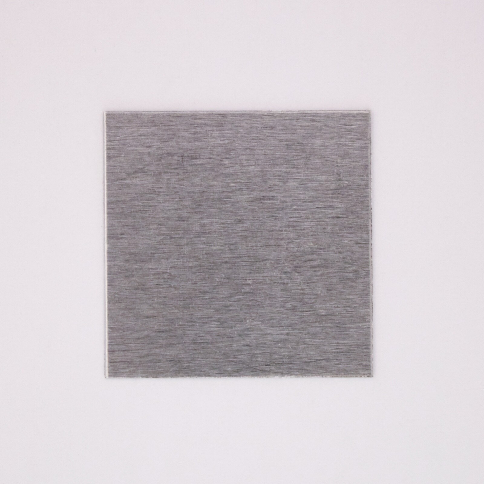 Zinc Metal Square 99.99% Pure Element 30 Zn Chemistry Sample