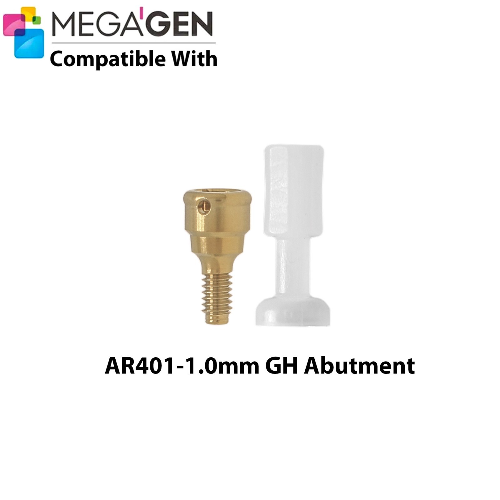 Dental Locator Overdenture Abutment 1-7.0mm GH Compatible with MegaGen AnyRidge