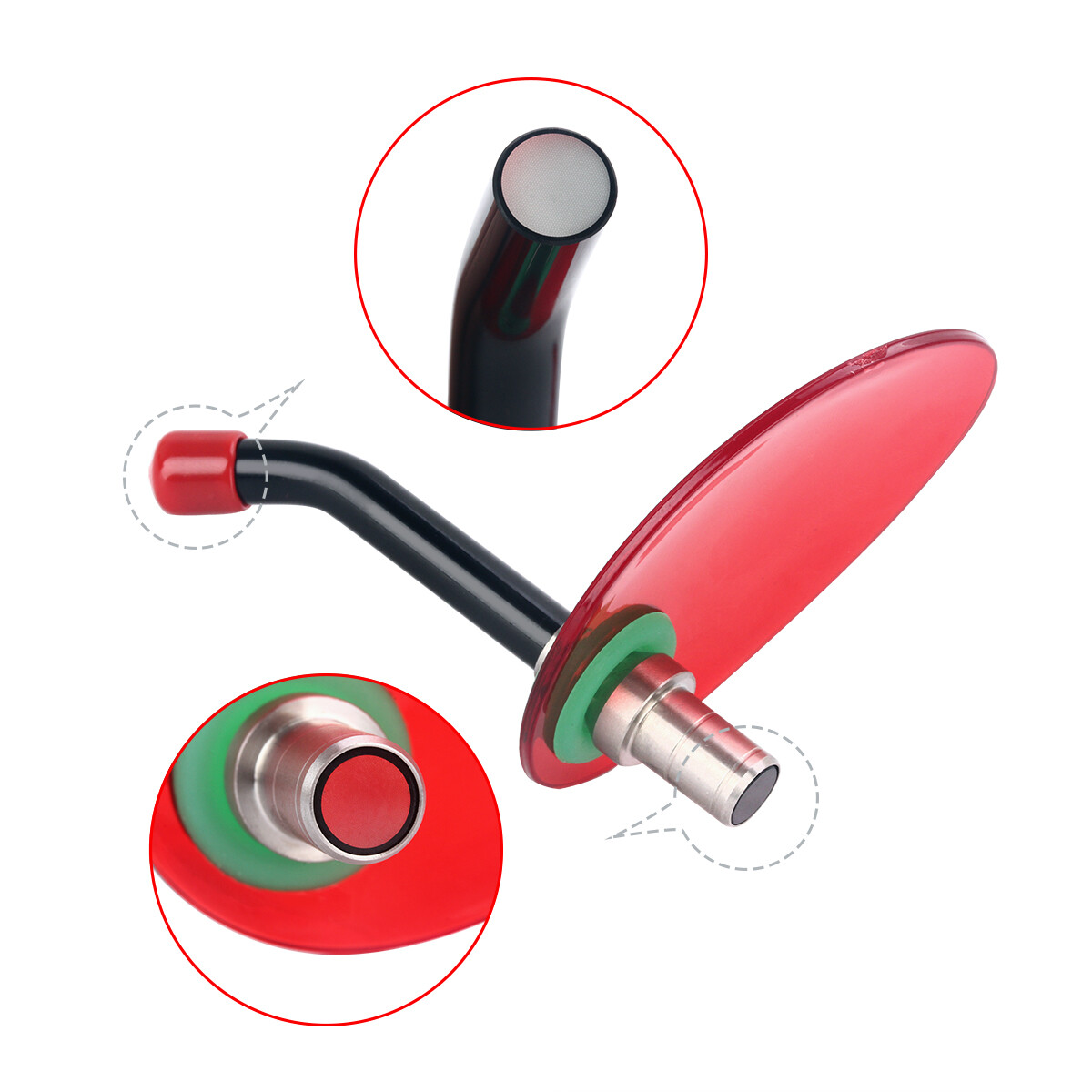 Dental Wireless Orthodontics LED Curing Light Resin Cure Lamp 8s/6s/4s 2000mw/c㎡