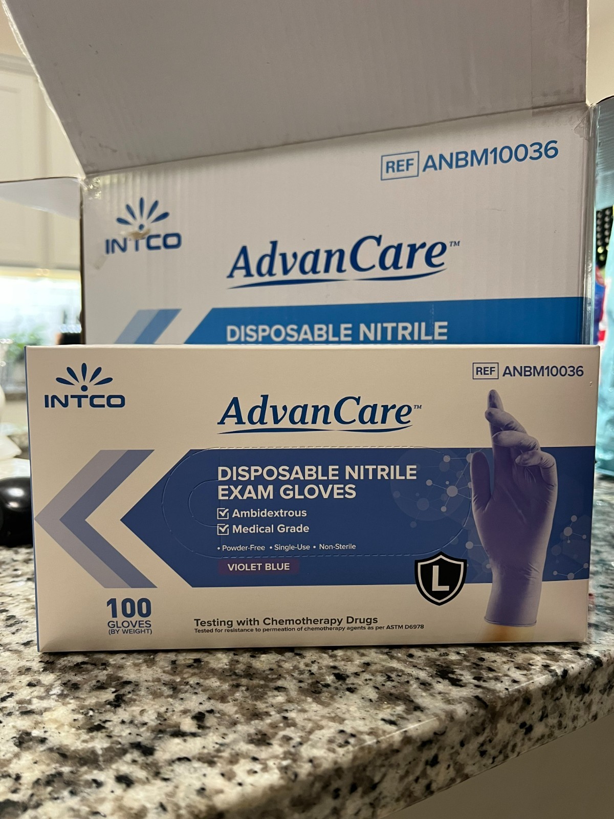 Advan Care Nitrile Exam Gloves ( 1000 count per case )