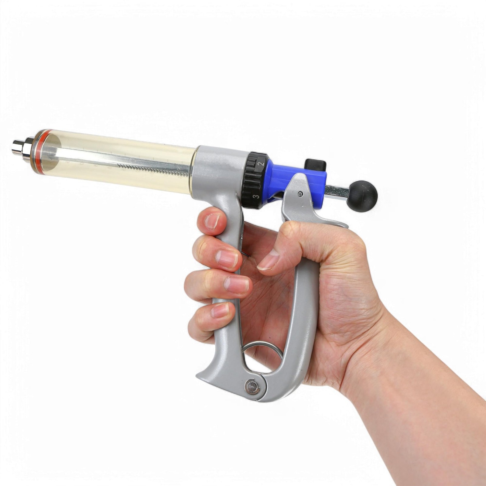 50ML Semi Adjustable Continuous Repeating Auto Injector – Livestock Pump Auto…