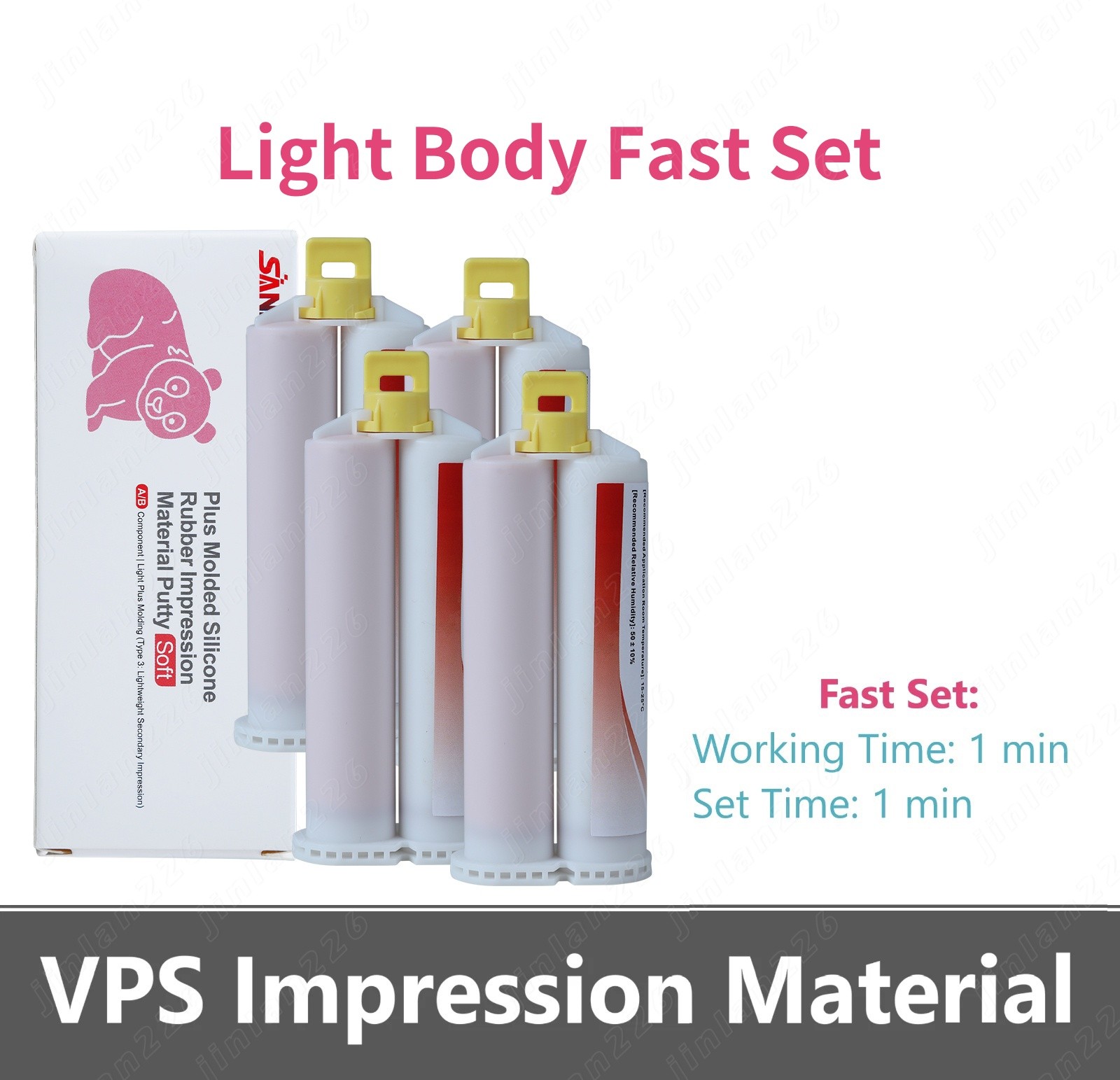 Dental VPS Impression Regular Set VPS Material VPS PVS 50ML Cartridges