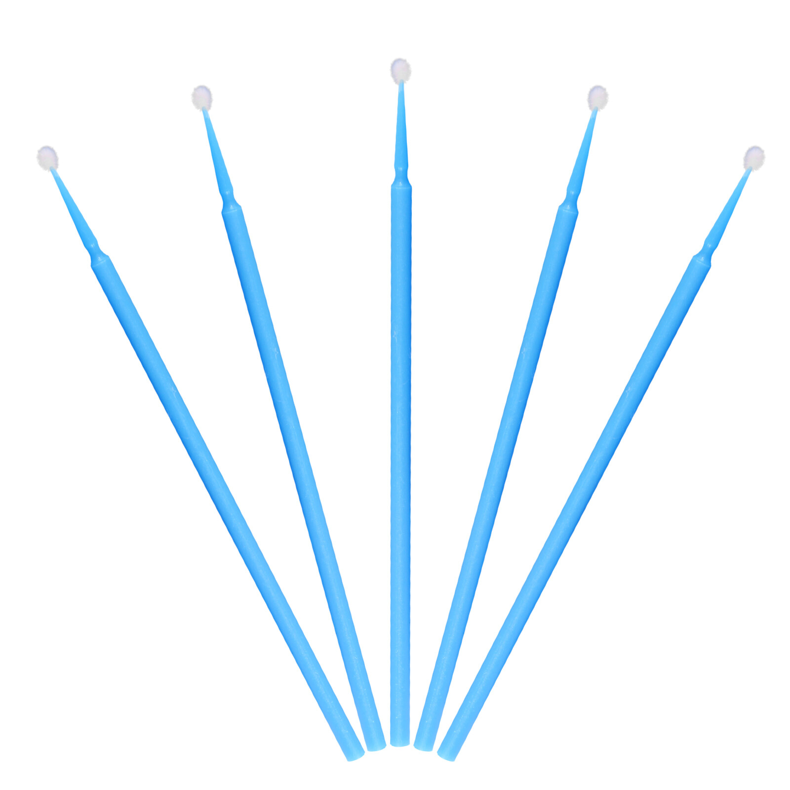 Micro Brushes Applicators Microbrush Dental Eye Regular 2.5mm Blue 100pcs/bag