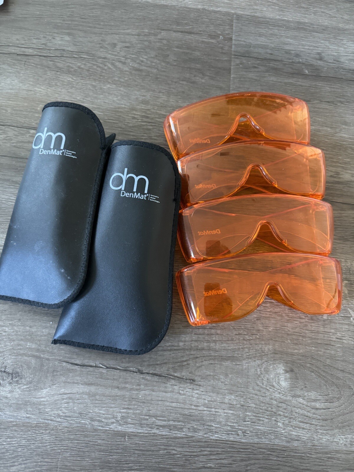 DenMat Orange Laser Glasses – Lot Of 4