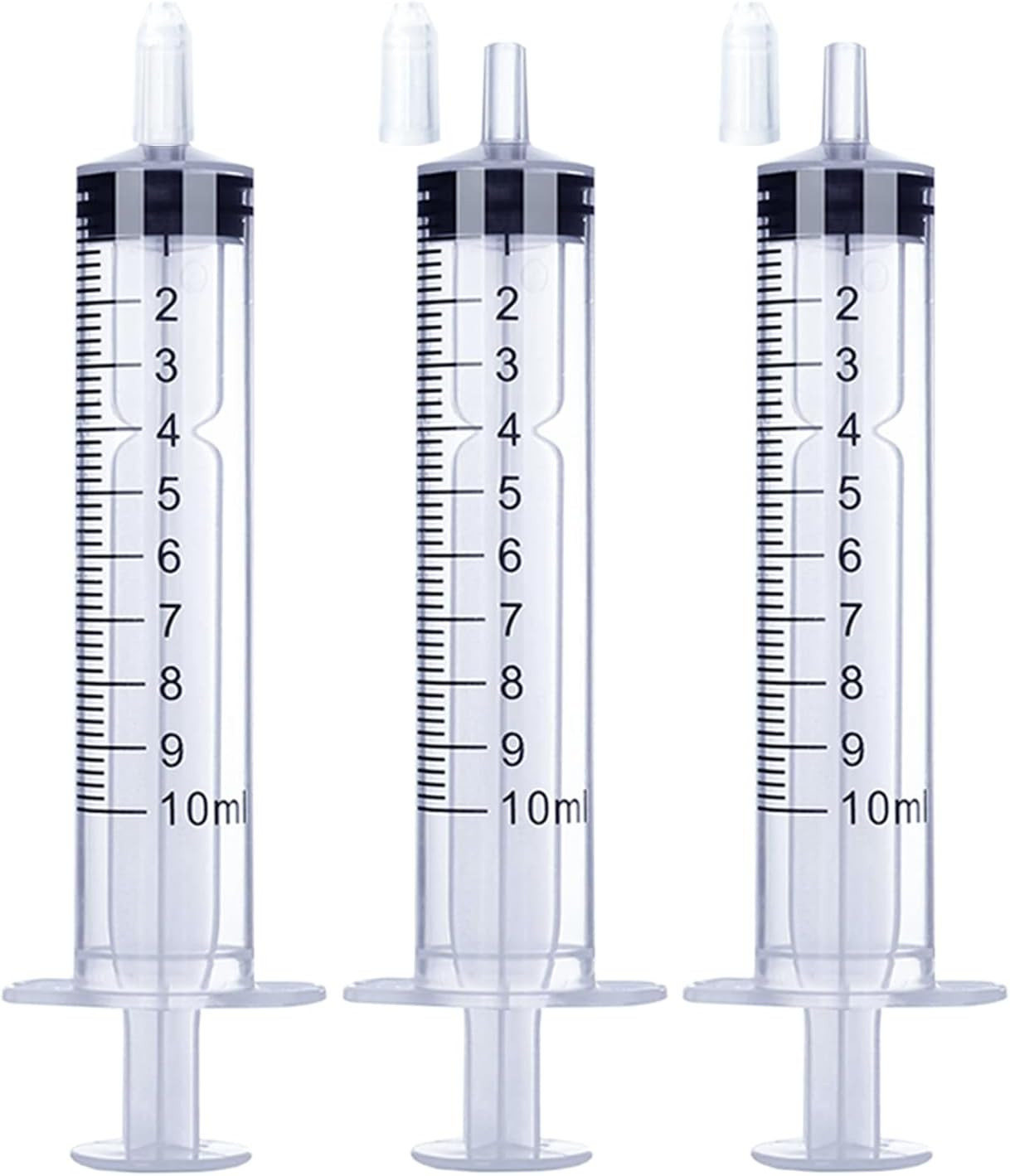 10Ml Syringe for Liquid, Oral, Scientific Labs, Measurement, Dispensing, with Ca