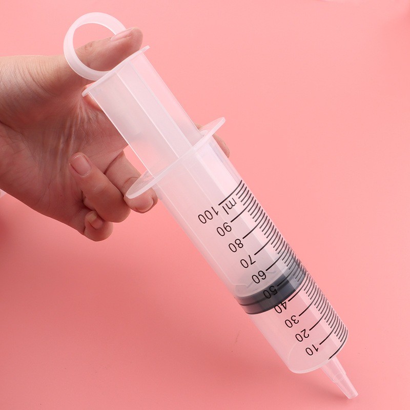 Syringe Hydroponics Nutrient Measuring Syringe Reusable Big 60-350ML