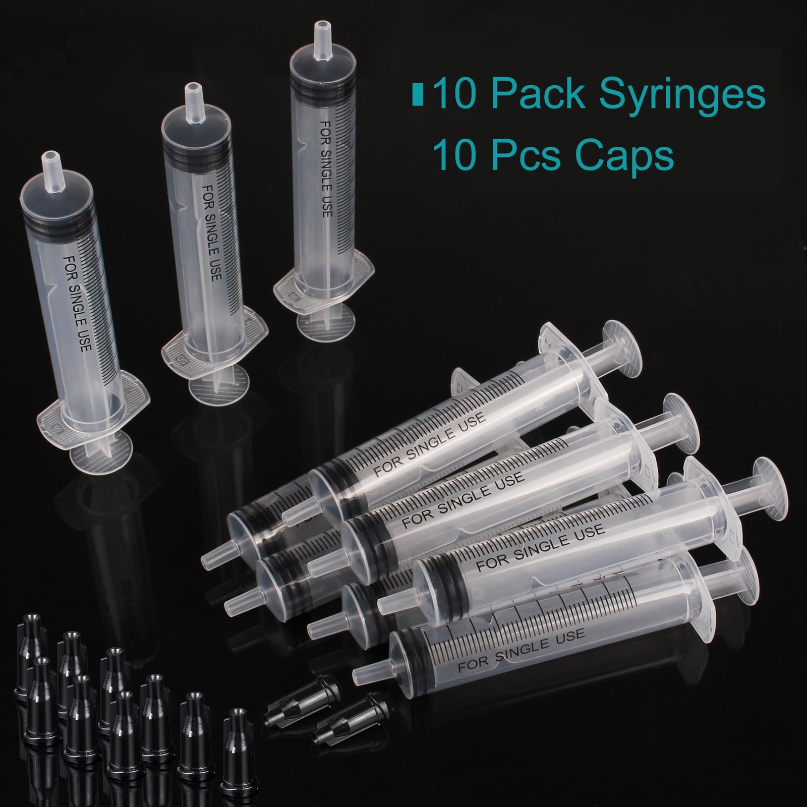 10ml Syringe Without Needle – 10 ml Small Plastic Syringes Sterile 10ML, 10ML
